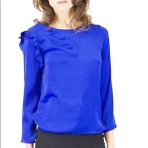 BCBG Sapphire Blue Blouse